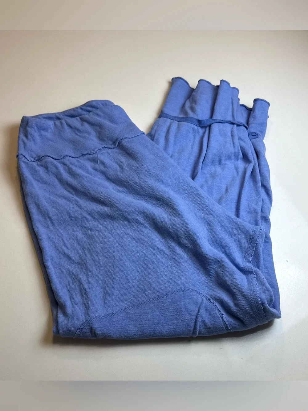 FREE PEOPLE Intimately - Organic Cotton Blue Lounge‎ Pants Size SP